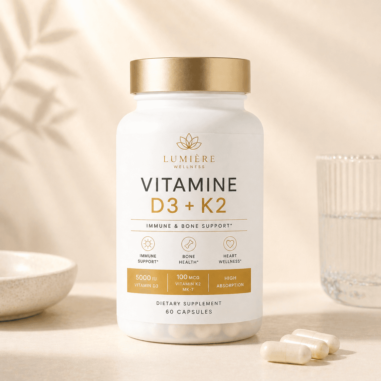 Vitamine D3 + K2
